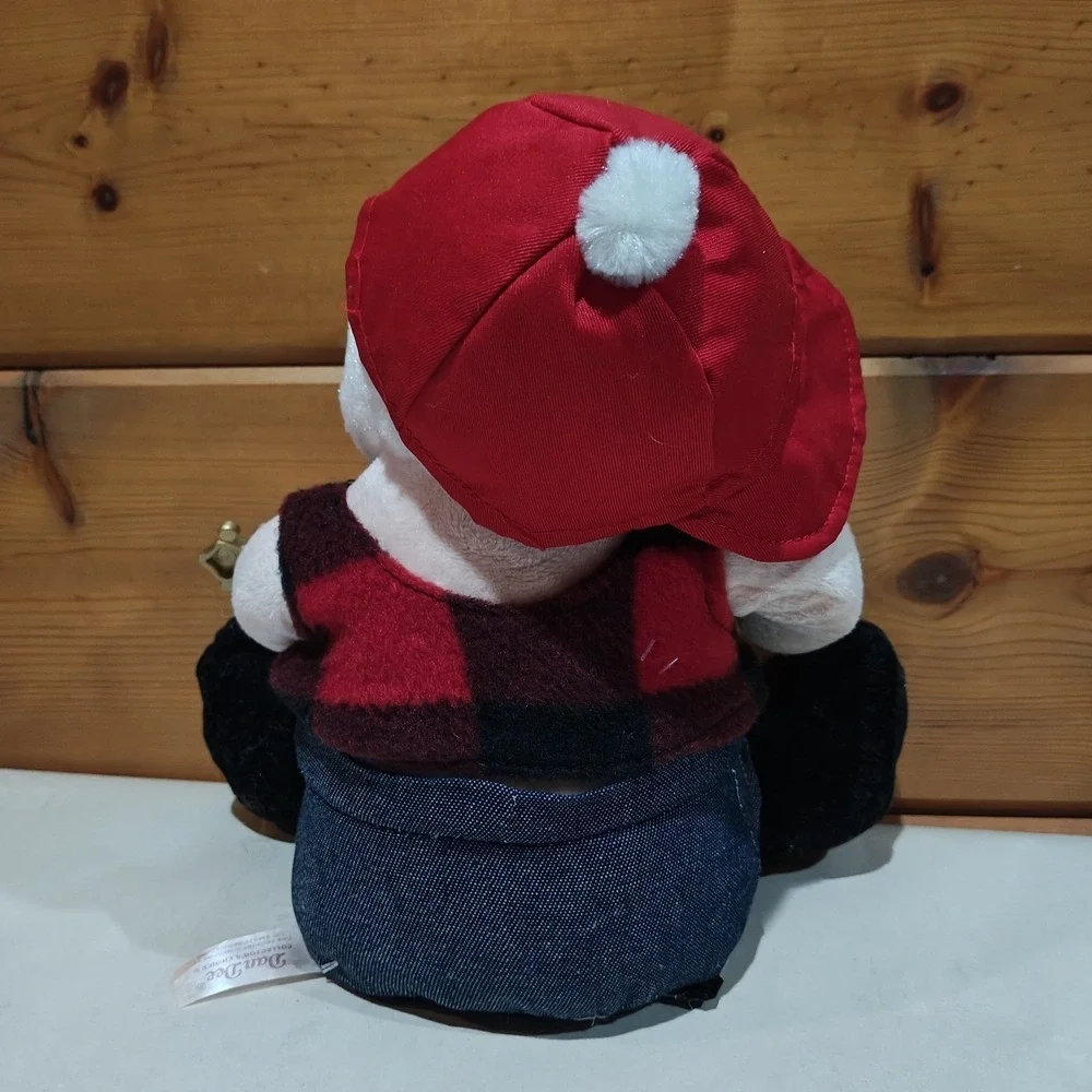Dan Dee Singing Guitar Playing Stuffed Santa Vintage‎ Christmas Plush Banjo F31